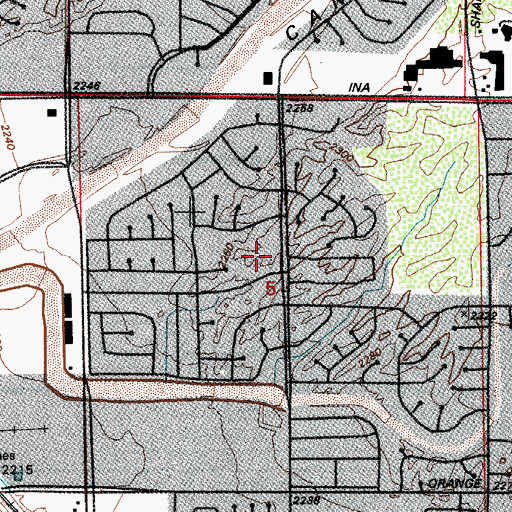 Topographic Map of Richardson Elementary School, AZ
