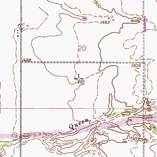 Topographic Map of Jack W Harmon Elementary School, AZ