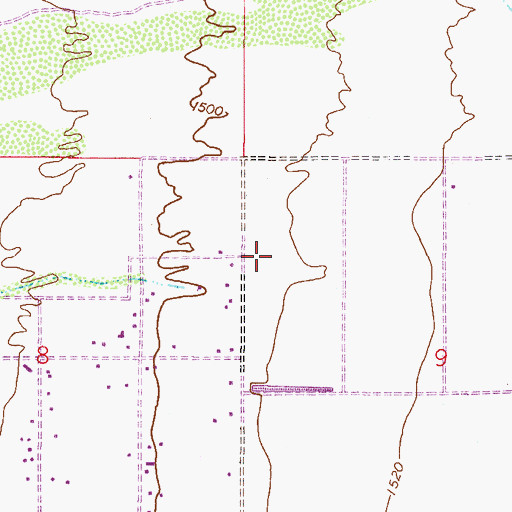 Topographic Map of Ranch Elementary School, AZ