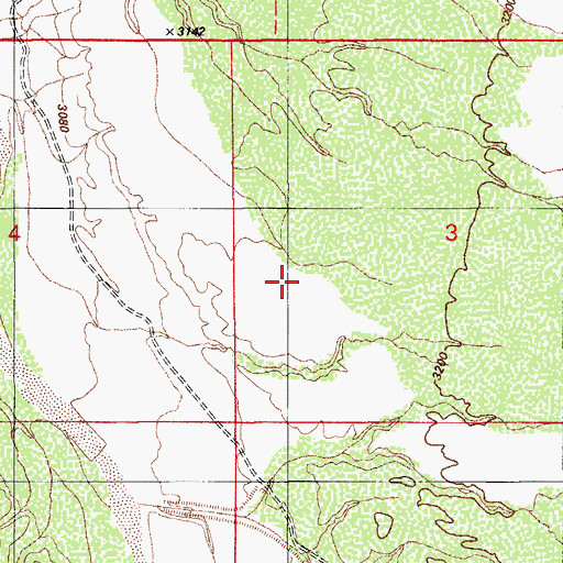 Topographic Map of Ocotillo Ridge Elementary School, AZ