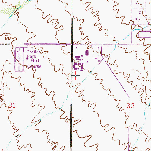 Topographic Map of Mountain Shadows Education Center, AZ