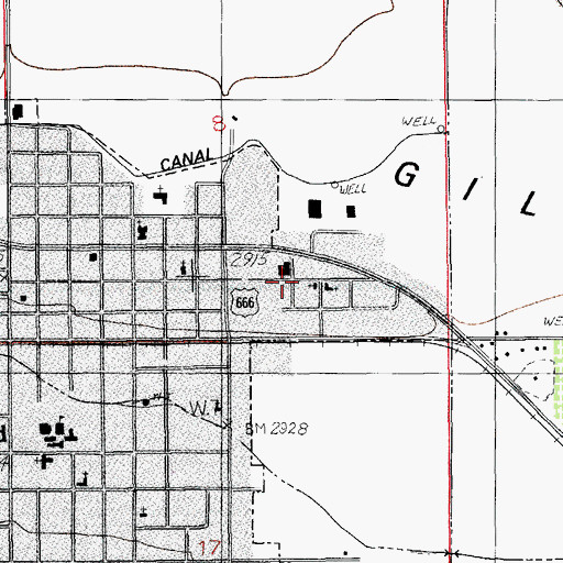 Topographic Map of Triumphant Learning Center, AZ