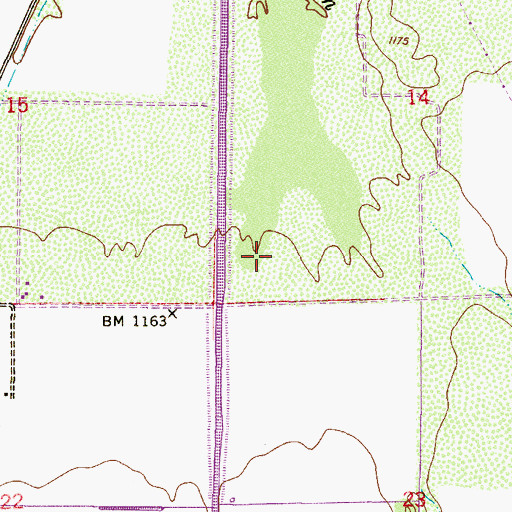 Topographic Map of Santa Rosa Elementary School, AZ