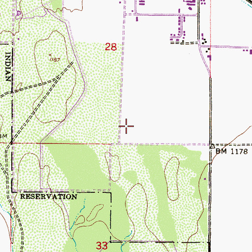 Topographic Map of Maricopa Elementary School, AZ