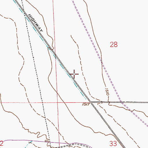 Topographic Map of Central Arizona College San Tan Center, AZ