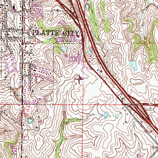 Topographic Map of Siegrist Elementary School, MO