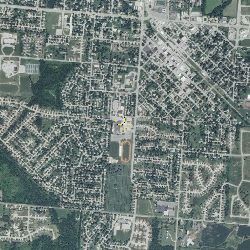 Aerial/Satellite Image of Belton High School, MO