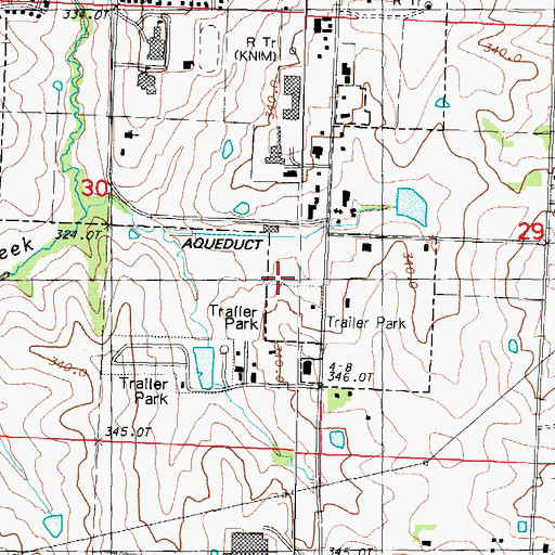 Topographic Map of Area Cooperative for Education Support, MO