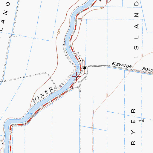 Topographic Map of Lents Landing, CA