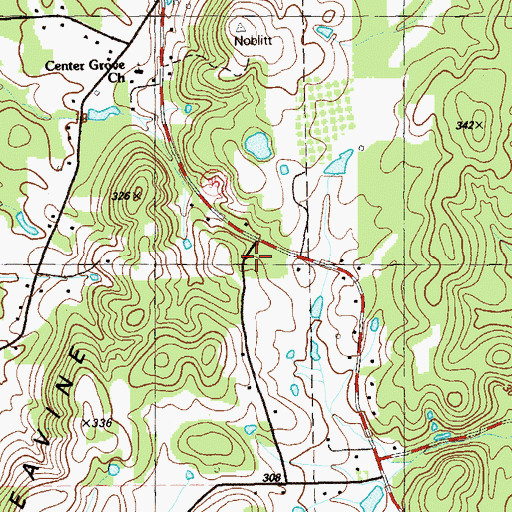 Topographic Map of Alice M Daley Adventist School, GA