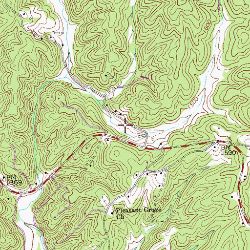 Topographic Map of North Georgia Christian Academy, GA