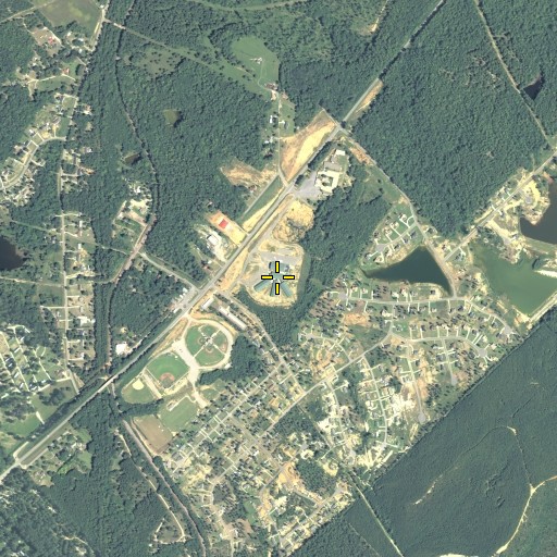 Aerial/Satellite Image of Wells Primary School, GA