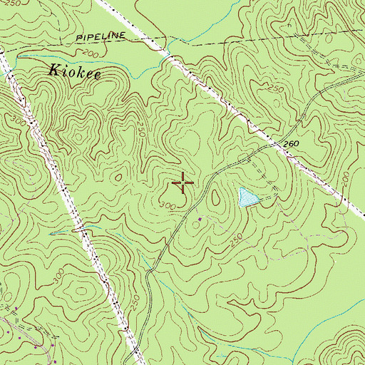 Topographic Map of Greenbrier Middle School, GA