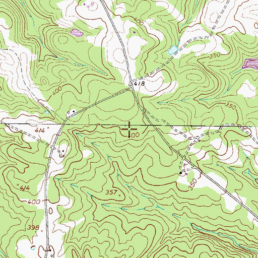 Topographic Map of Grovetown High School, GA