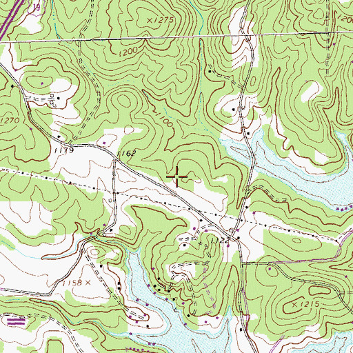Topographic Map of Kilough Elementary School, GA