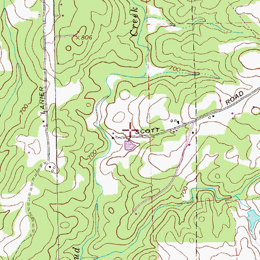 Topographic Map of Welcome Christian School, GA
