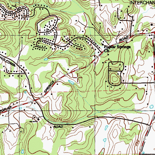 Topographic Map of Ringgold Primary School, GA