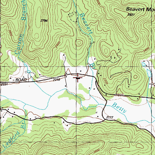 Topographic Map of Rabun Gap Community School, GA