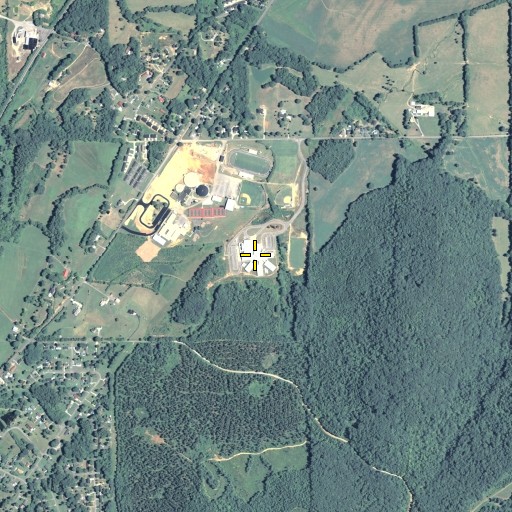 Aerial/Satellite Image of Model Middle School, GA