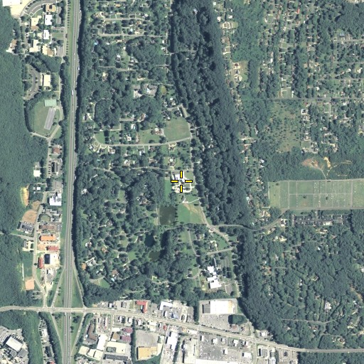 Aerial/Satellite Image of Learning Tree Elementary School, GA