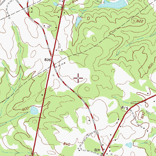 Topographic Map of Hull - Sanford Elementary School, GA