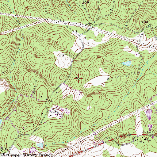 Topographic Map of Stallings Island Middle School, GA