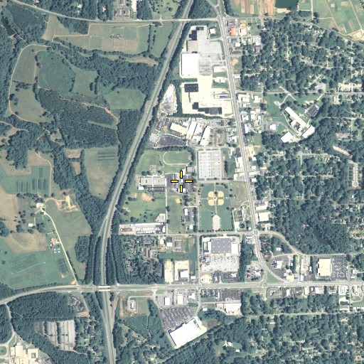 Aerial/Satellite Image of Flynt Middle School, GA