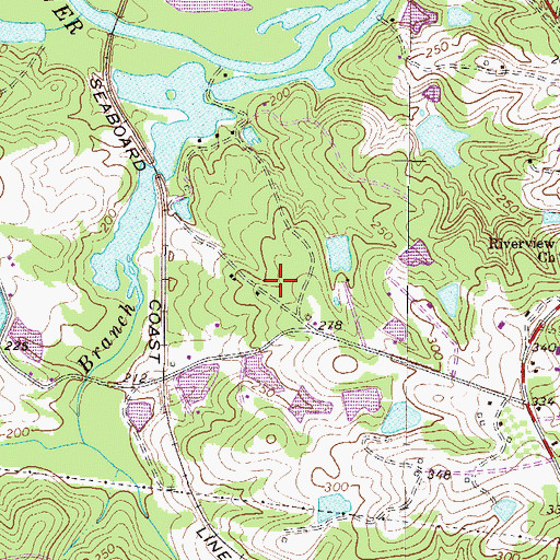 Topographic Map of Riverside Elementary School, GA