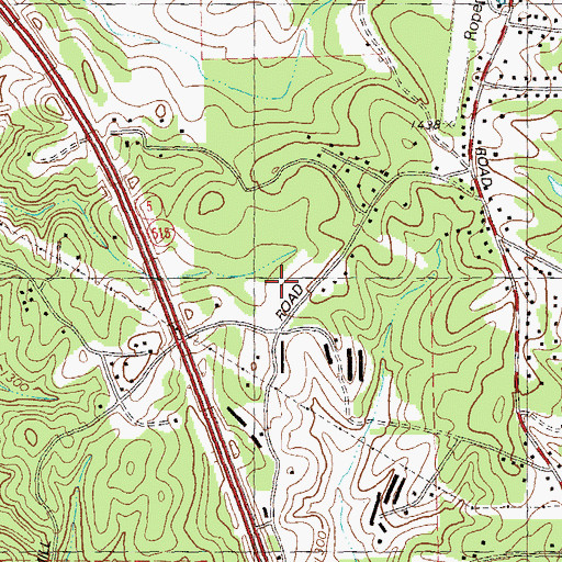 Topographic Map of Harmony Elementary School, GA