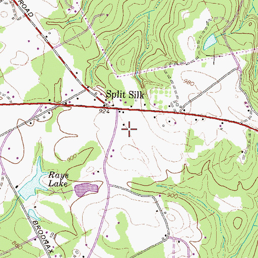 Topographic Map of Faith Academy, GA
