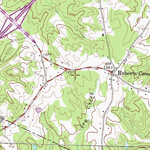 Topographic Map of Friendship Elementary School, GA