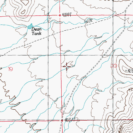 Topographic Map of West Doubtful Canyon, AZ