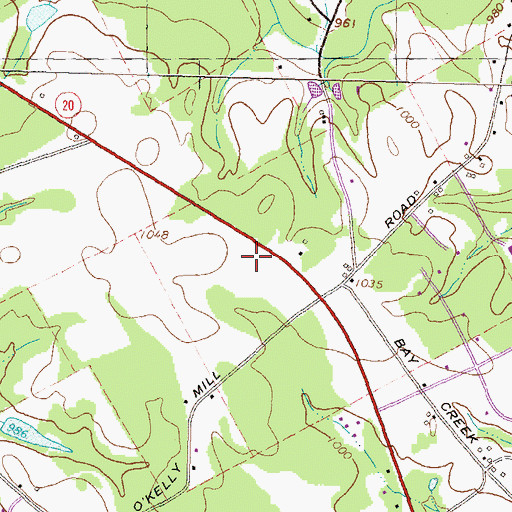 Topographic Map of Covenant Christian Academy, GA