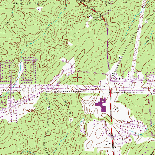 Topographic Map of Harvester Christian Academy, GA