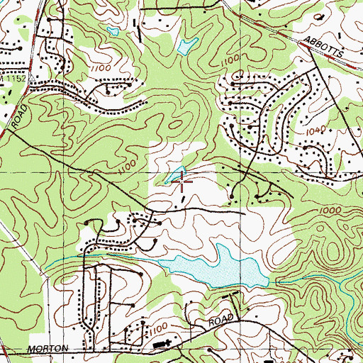 Topographic Map of Chattahoochee High School, GA