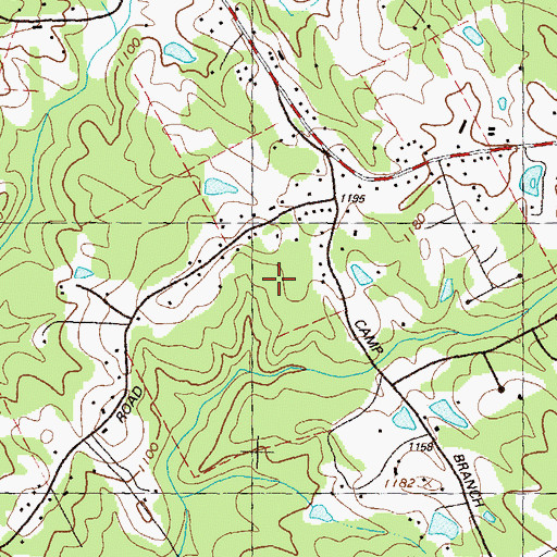Topographic Map of Patrick Elementary School, GA