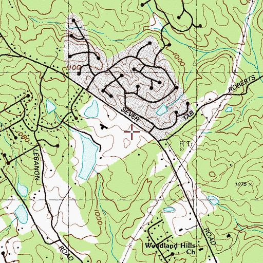 Topographic Map of Jackson Elementary School, GA