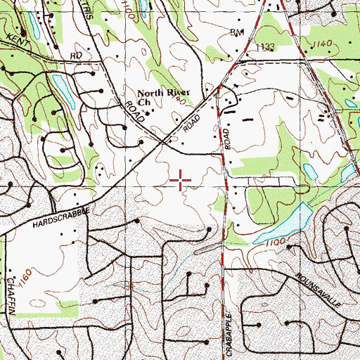 Topographic Map of Sweet Apple Elementary School, GA