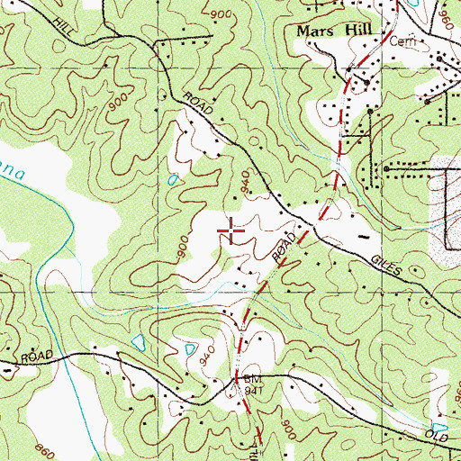 Topographic Map of Frey Elementary School, GA
