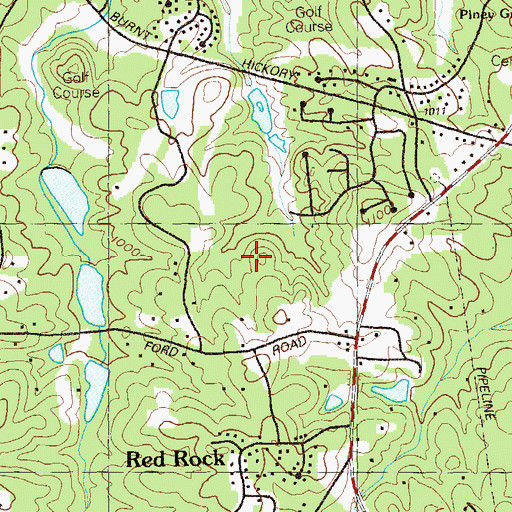 Topographic Map of Ford Elementary School, GA