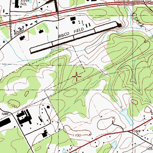 Topographic Map of Aviation Institute of Maintenance, GA