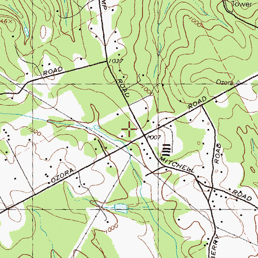 Topographic Map of Stone Mountain Christian School, GA