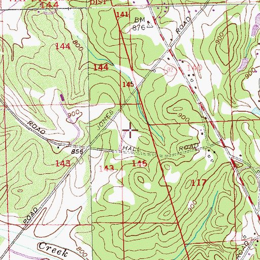 Topographic Map of Renaissance Middle School, GA