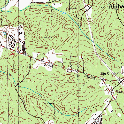 Topographic Map of Technology Enriched Accelerated Charter High School, GA