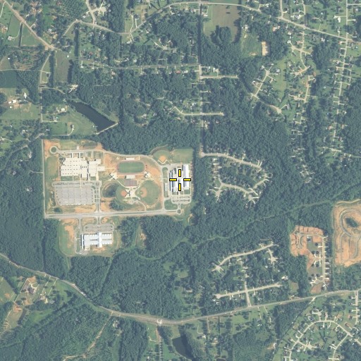 Aerial/Satellite Image of Dutchtown Middle School, GA