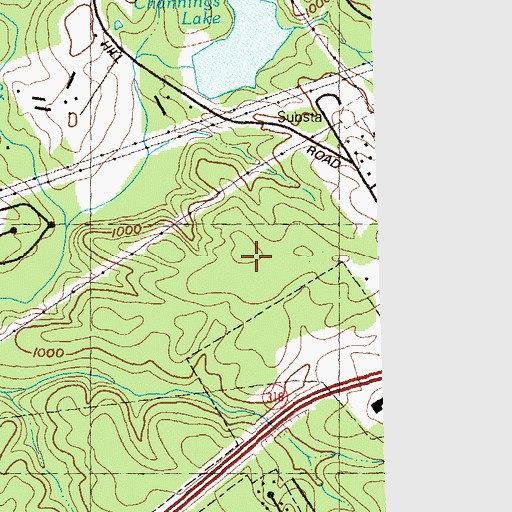Topographic Map of Georgia Gwinnett College, GA