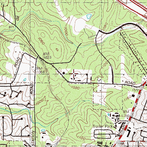 Topographic Map of ITT Technical Institute, GA
