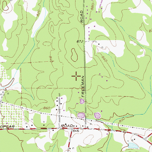 Topographic Map of Welch Elementary School, GA