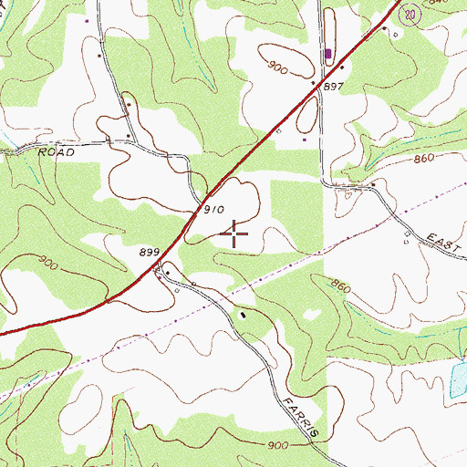 Topographic Map of Georgia State University J Mack College of Business Henry County, GA