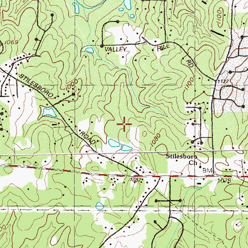 Topographic Map of Bullard Elementary School, GA